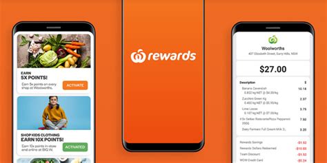 woolworths rewards app